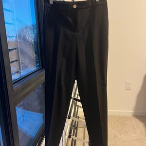 Club Monaco black wool blend slim trousers 00